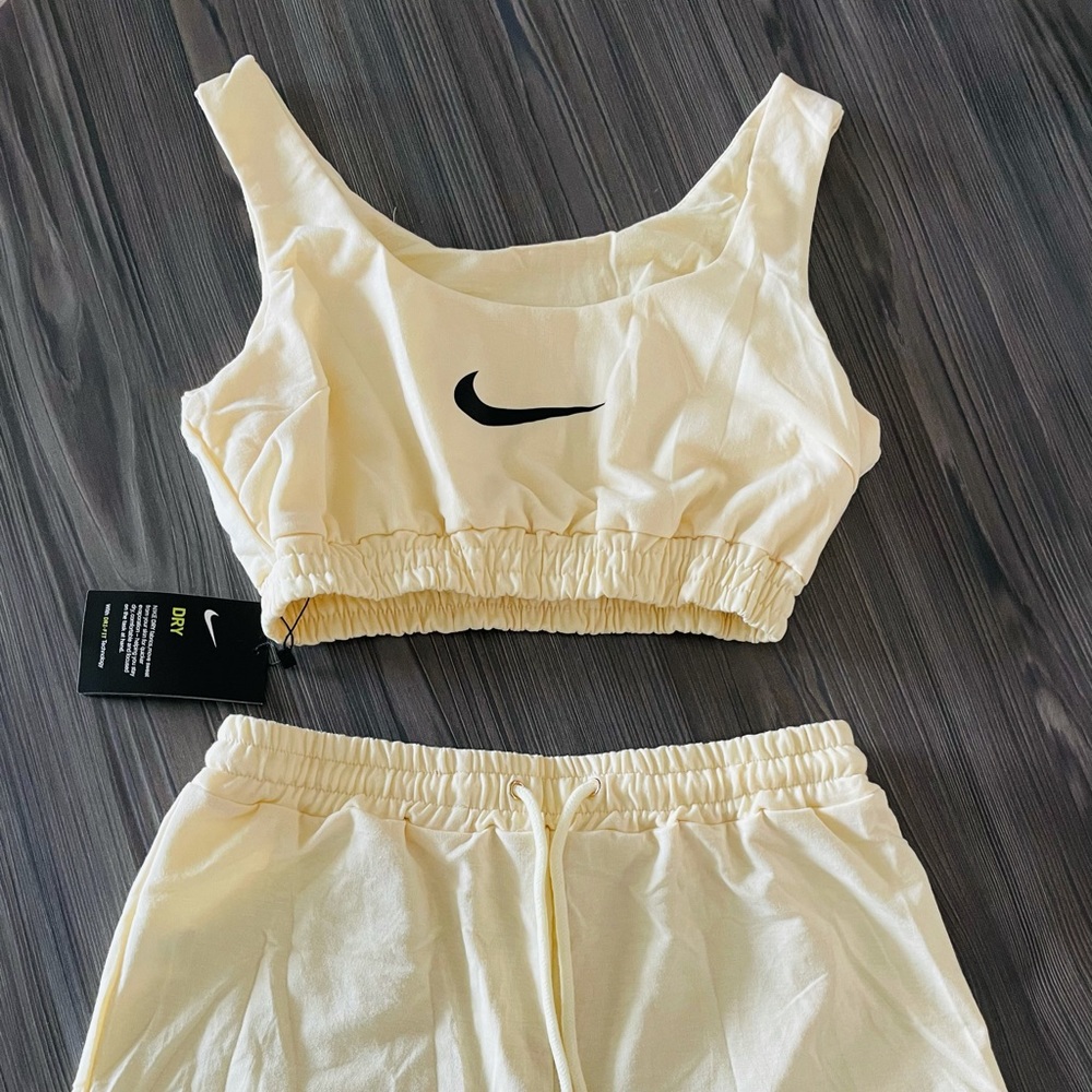Off White 2 Piece Short Set